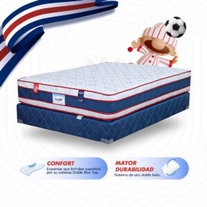 cama oficial de la sele con fondo blanco