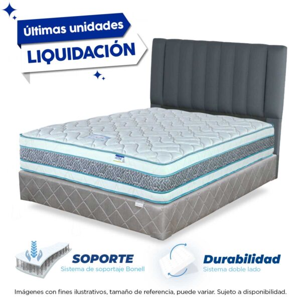 Combo: Colchón Despertar DP Individual + Base + Respaldo