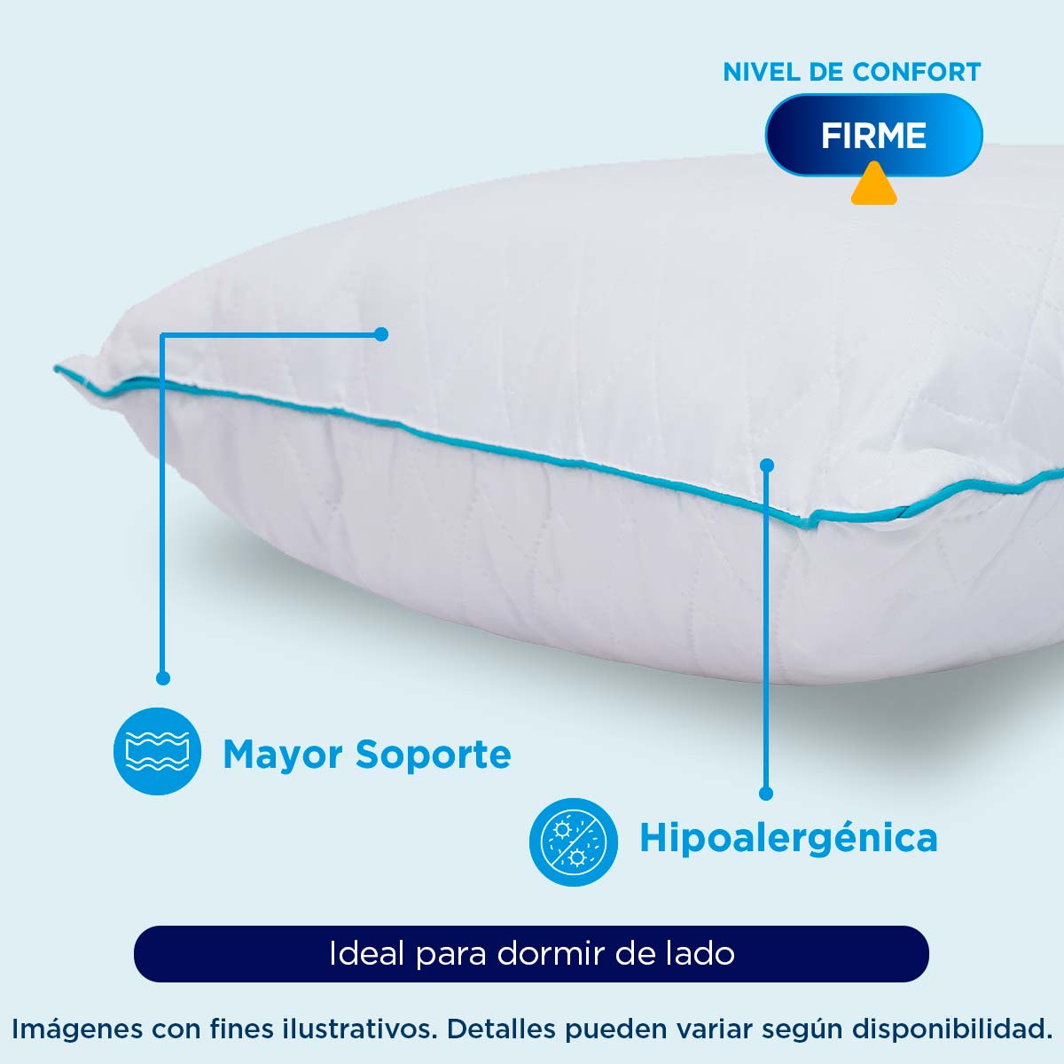 Duo Pack: Almohadas Firm - Imagen 2