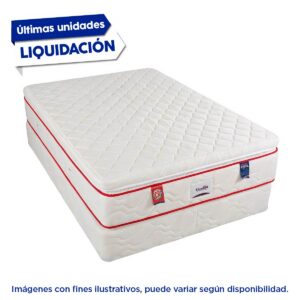 Combo: Colchón Hotelero+Base+Topper